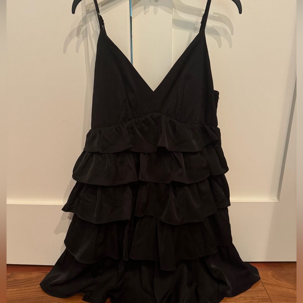 BUDDY LOVE BLACK RUFFLE DRESS SIZE M